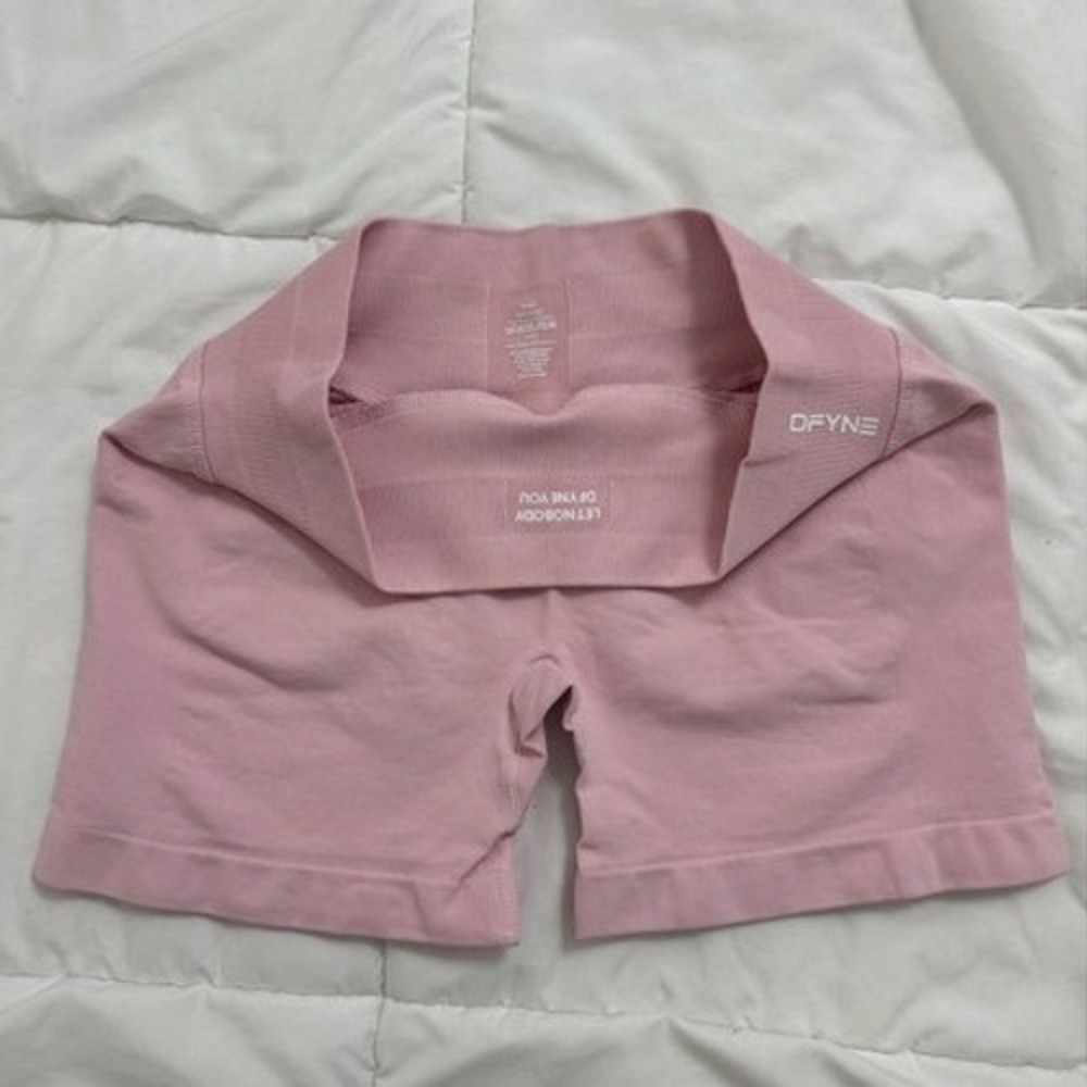 Dfyne impact shorts 4.5" light rose pink large - Picture 4 of 6